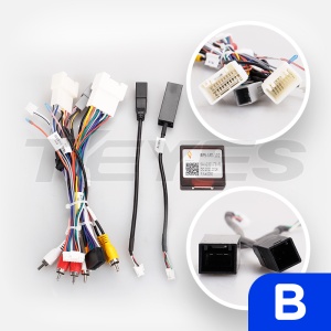 Комплект рамка и проводка Mitsubishi Outlander 3 GF0W GG0W 2012-2018 10" (Тип B)