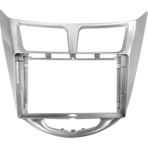 Комплект рамка и проводка Hyundai Solaris 1 2010-2016 9" (Тип F1 Silver)